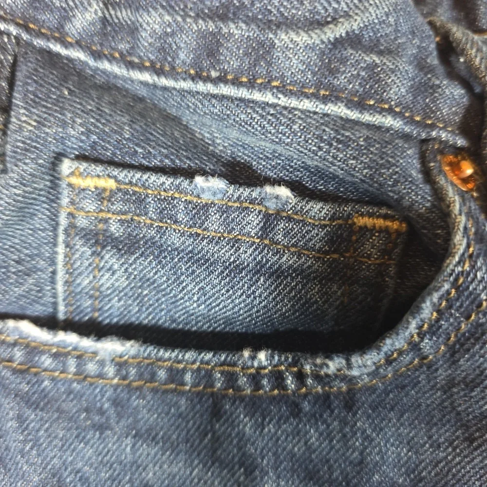 UNIVERSAL THREAD Size 6 WOMENS BLUE JEAN 90s Baggy DENIM SHORTS Button Fly NWT